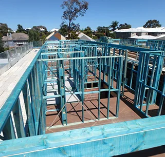 Timber wall frames installed in Perth